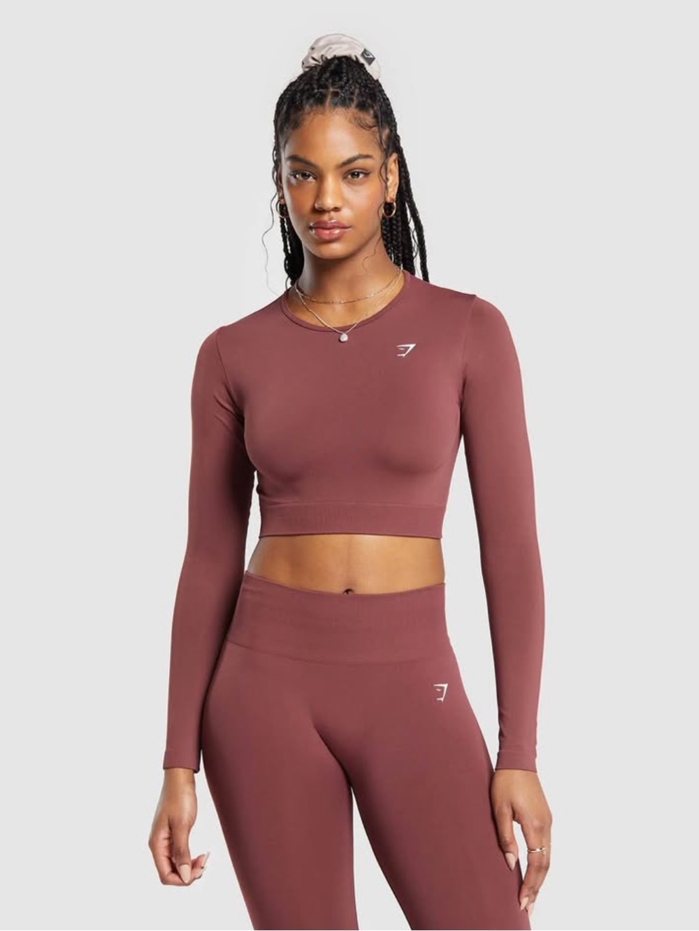 Gymshark Everyday Seamless Long Sleeve Crop Top